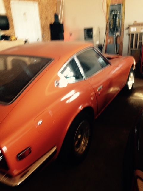 datsun 240z 1971 2 door orange 54000 miles mikuni solex carbs
