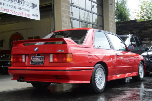 1989 bmw m3 coupe 118534 miles red 2.3l l4 dohc 16v manual