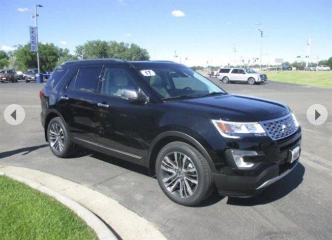 2017 ford explorer 4wd platinum for sale in spearfish, south dakota
