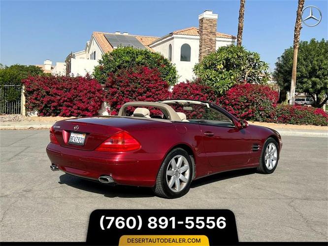 2003 mercedes-benz sl500 in palm desert, california