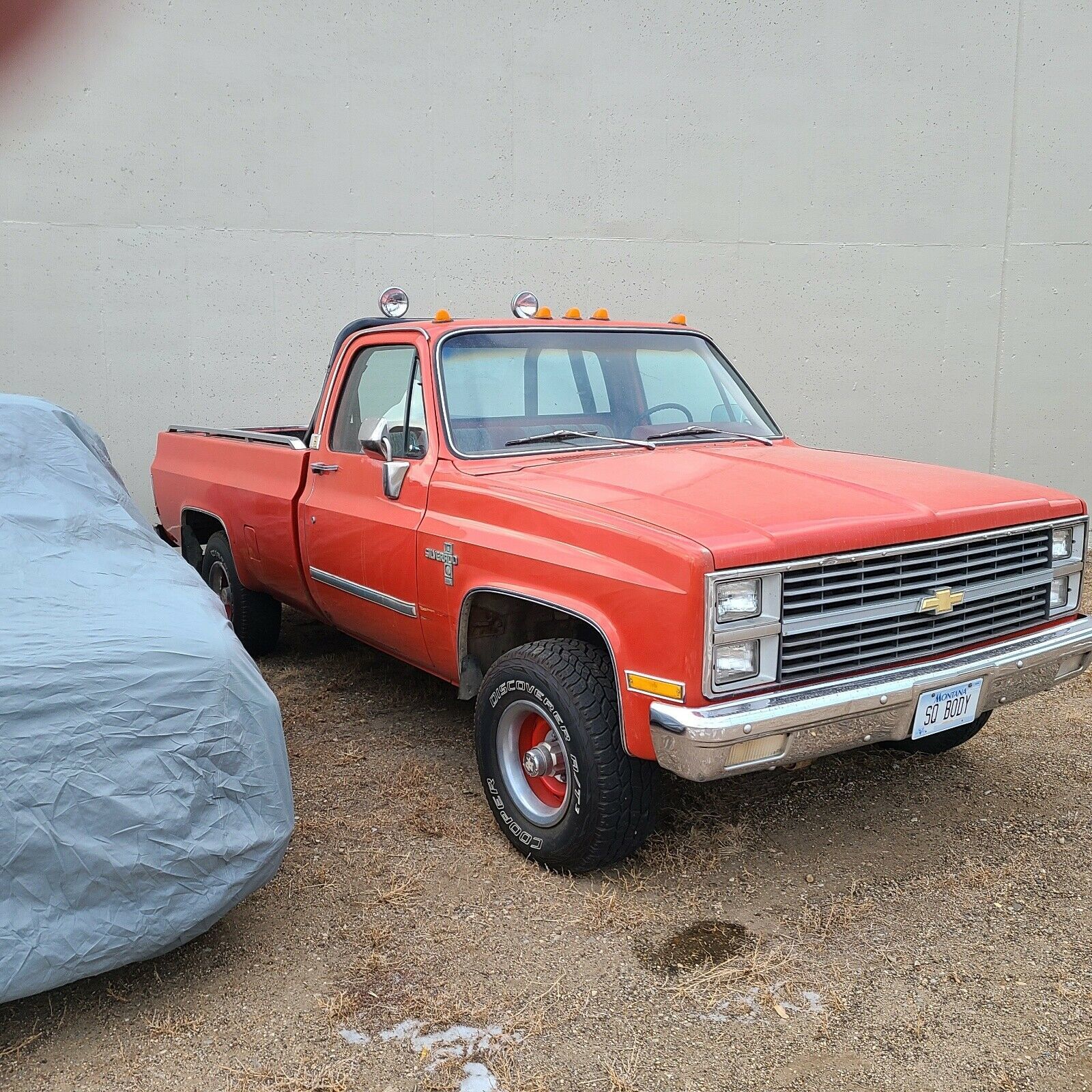 1981 chevrolet k10 pickup red 4wd manual