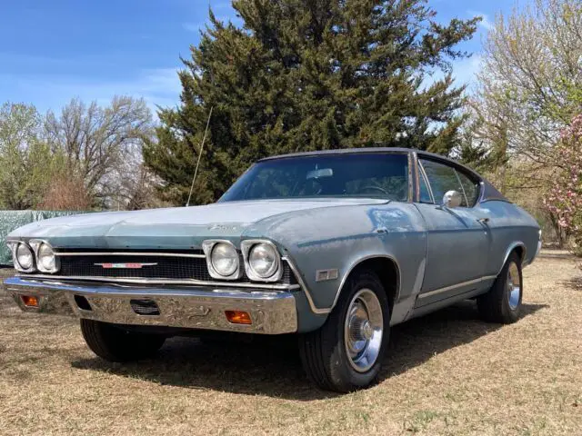 1968 chevrolet chevelle coupe coupe blue rwd automatic concours