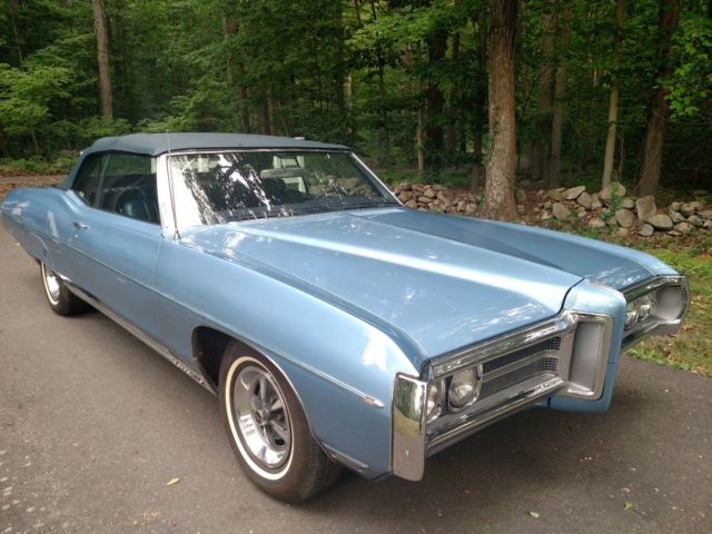 1969 pontac bonnevlle convertible*428-4v-v8*factory a/c*low miles*show quality!