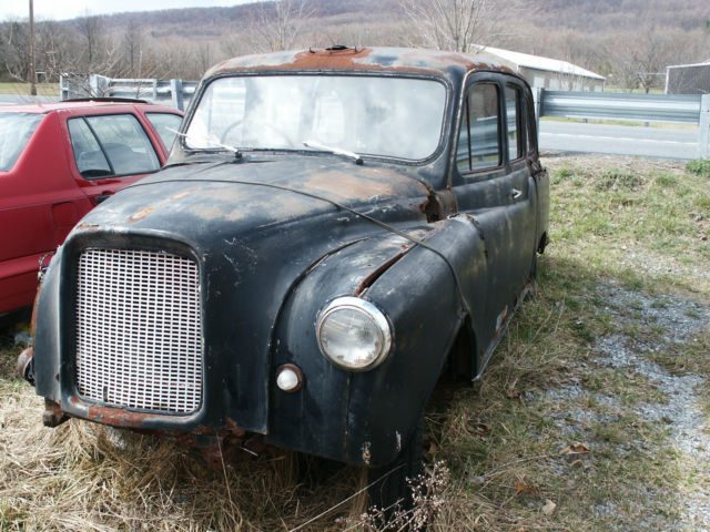 1961 austin fx taxi parts car of rat rod project, london taxi