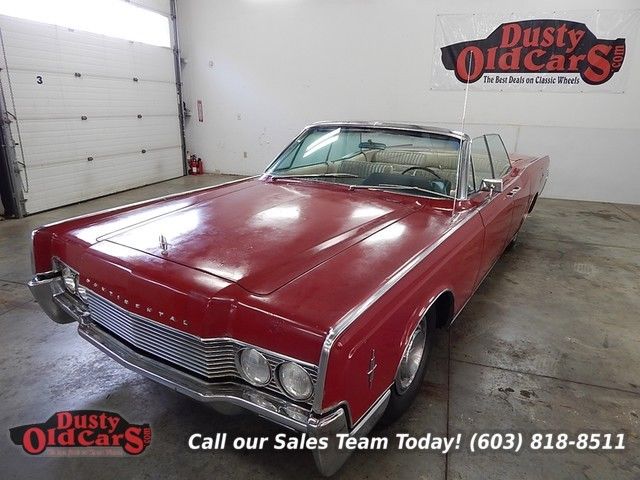 1966 red suicide doors convertible top windows work!
