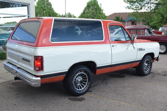 1986 dodge ramcharger 5.2l v8 automatic a/c **patina** **trade**