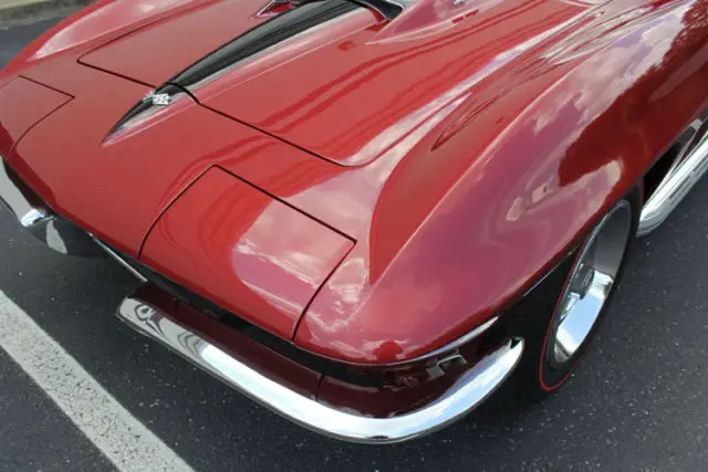 gorgeous marlboro maroon 1967 corvette 427 435hp l71