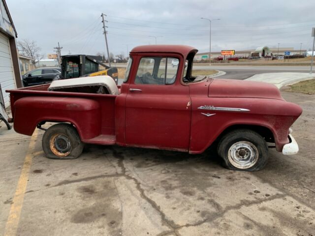 1956 chevrolet pick up short box half ton big back window