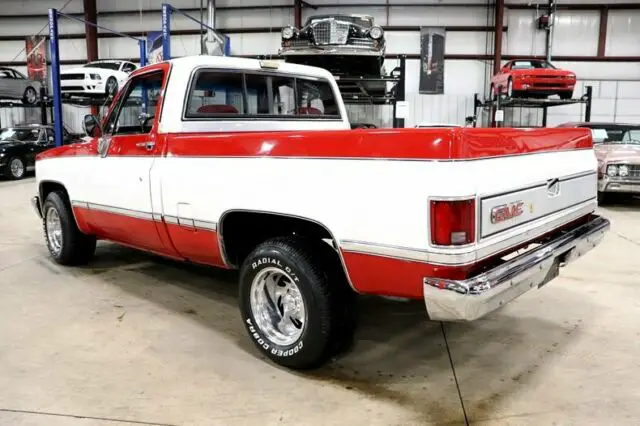 1986 gmc sierra 32738 miles red pickup truck 350ci v8 automatic