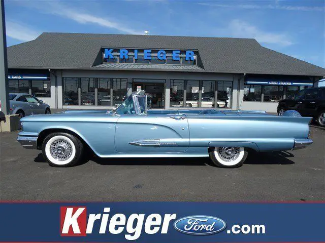 used 1959 ford thunderbird convertable a/c power windows, seats, top, steering