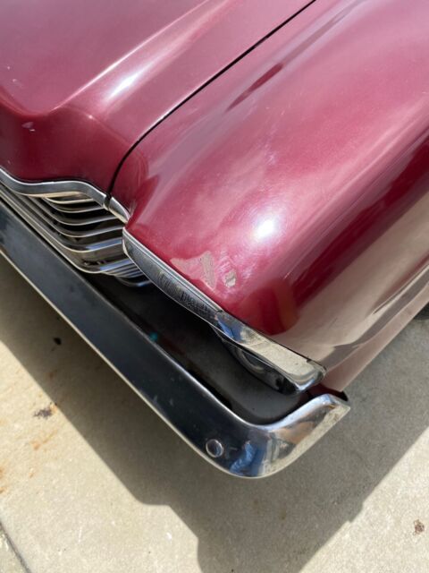 1966 ford galaxie 500 convertible red rwd automatic chrome