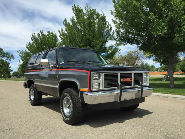 1987 gmc jimmy blazer sierra classic 4x4 with only 84.000 actual miles