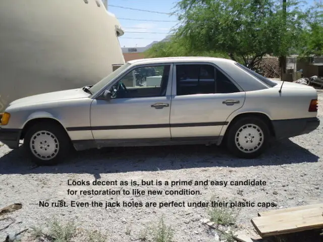 1986 mercedes 300e for resotoration or parts