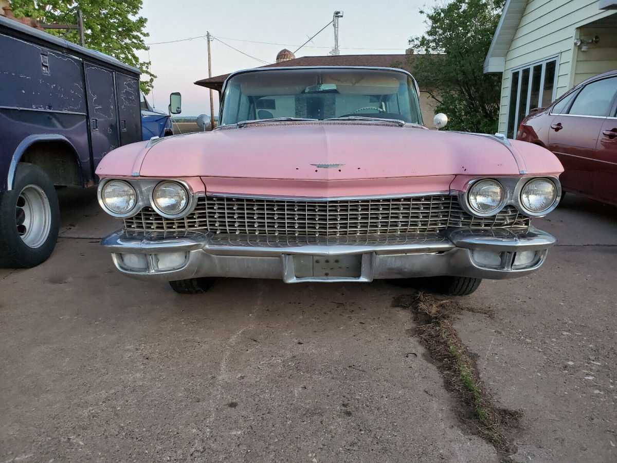 1960 cadillac series 62 sedan pink lead sled lowrider elvis presley