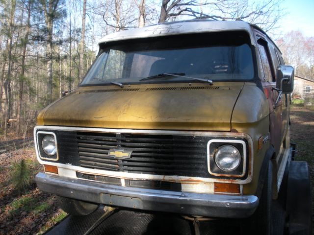 1976 chevy van g20 chevrolet no reserve !!!