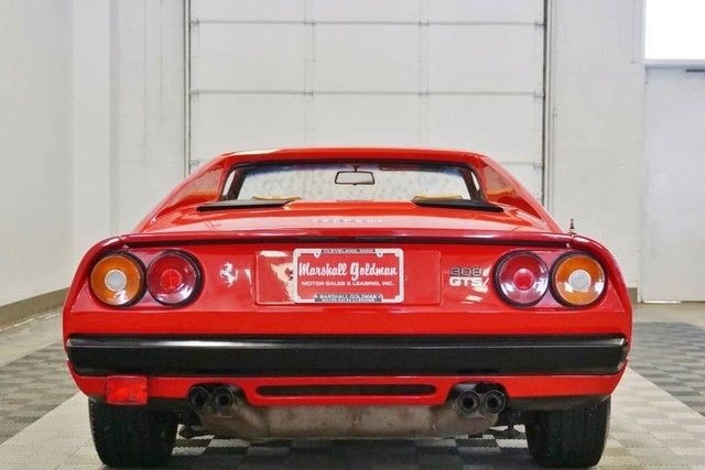 1982 ferrari 308gtsi rosso corsa beige belt service 3/18 7957 original miles
