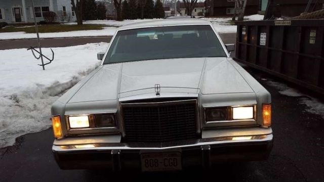 1987 lincoln town luxury car 5l v8 16v automatic rwd cruise control original