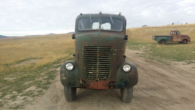 1944 dodge cab over coe truck: rat rod kustom topkick rollback ramp project