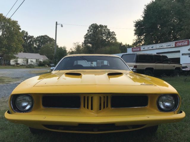 1973 plymouth barracuda viper yellow 1970 1971 1972