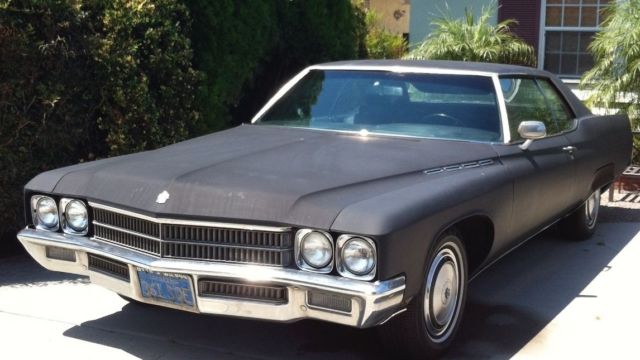 1971 buick electra 225 black on black 455ci engine classic
