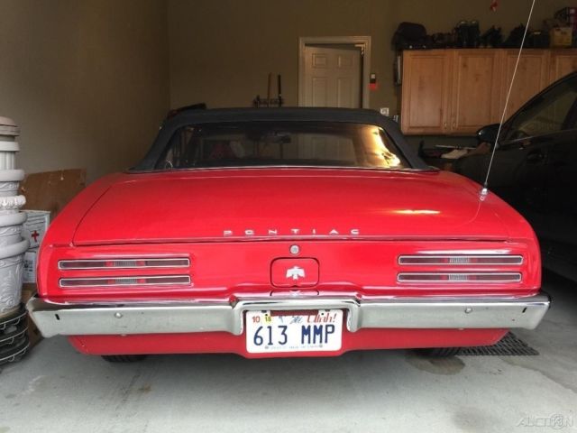 1967 pontiac firebird convertible, 326ci v8, 2-speed automatic transmission rwd