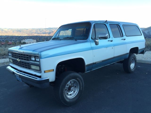 classic 1972-1991 ck chevrolet suburban 4x4 cummins 12v turbo diesel manual
