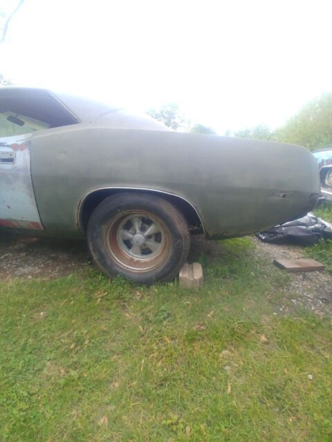 1973 plymouth cuda originally 340 auto, green and black