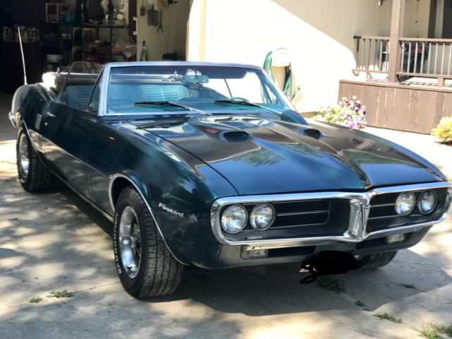1967 pontiac firebird 400 4 speed posi convertible rally cluster hood tach
