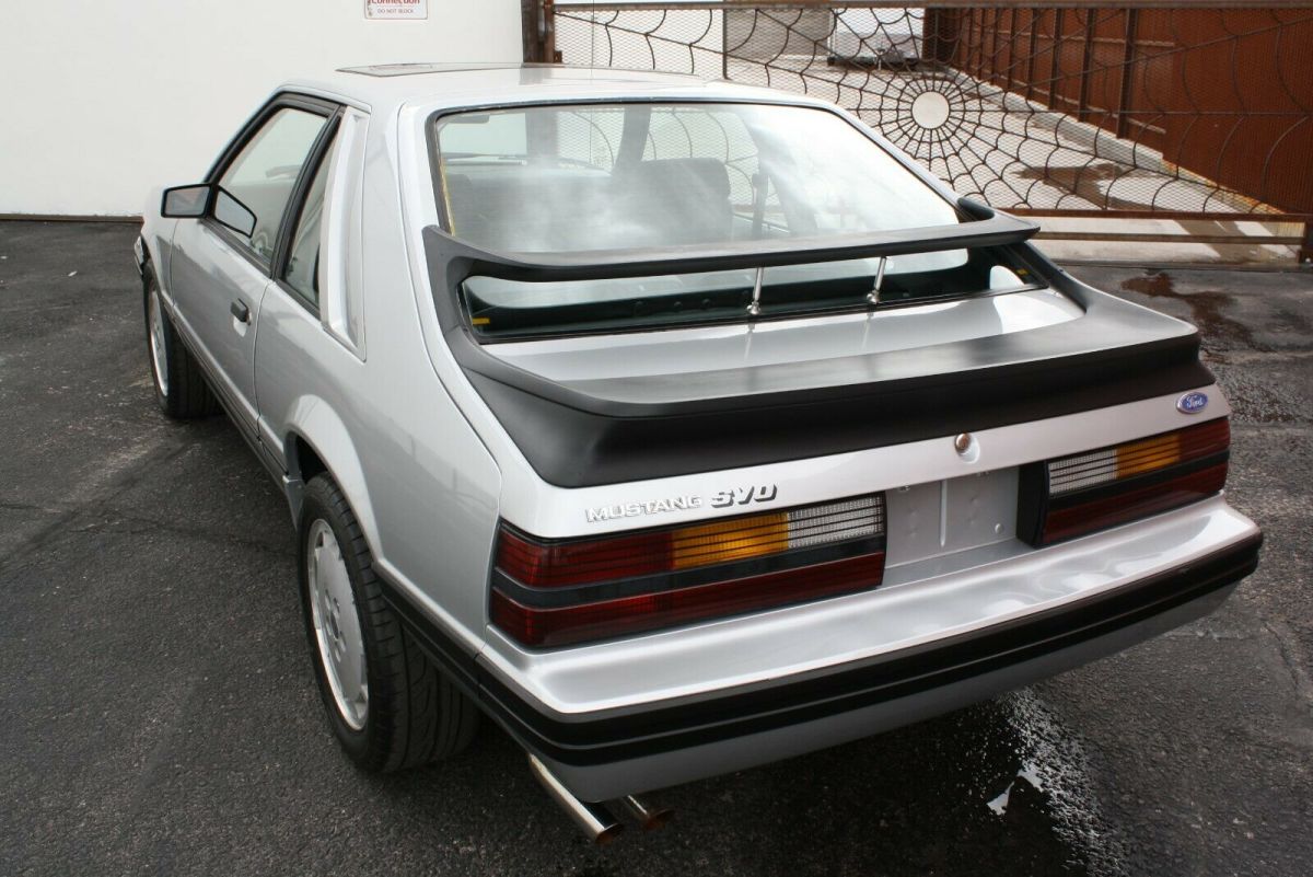 1984 ford mustang svo 5 speed manual 34k original miles with deluxe marti report