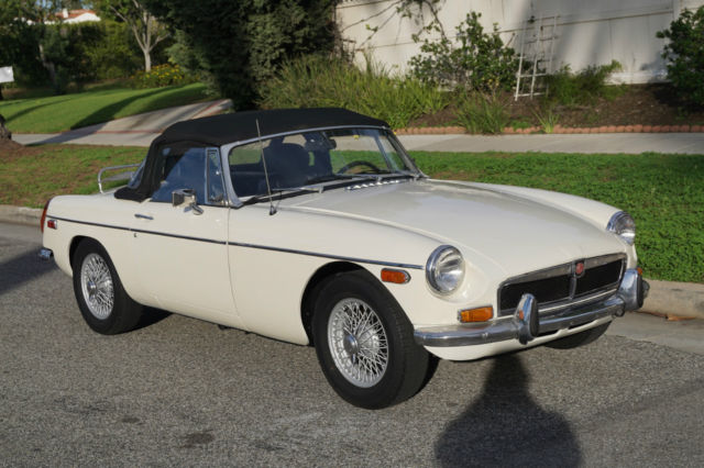 1973 mgb mark iii 1800 convertible - chrome bumper model