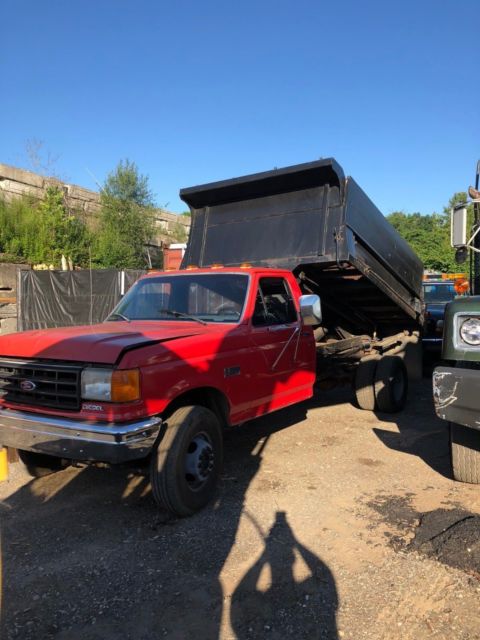 dump truck, mason dump, low boy