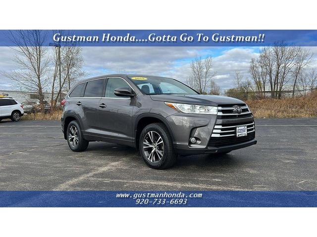 2018 toyota highlander le plus