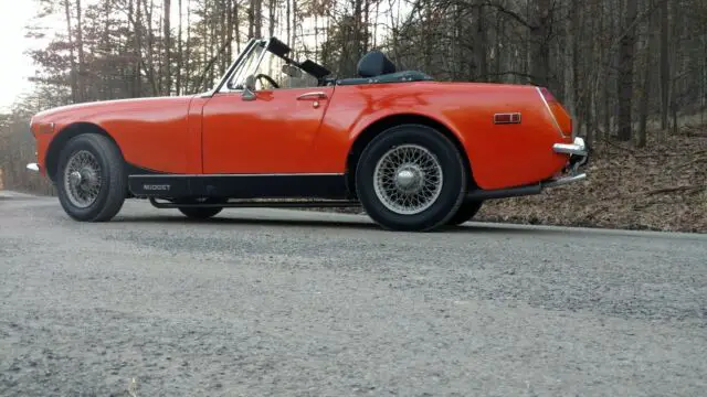 1972 mg midget mk iii, 1275cc, great driver, low reserve!!!!!