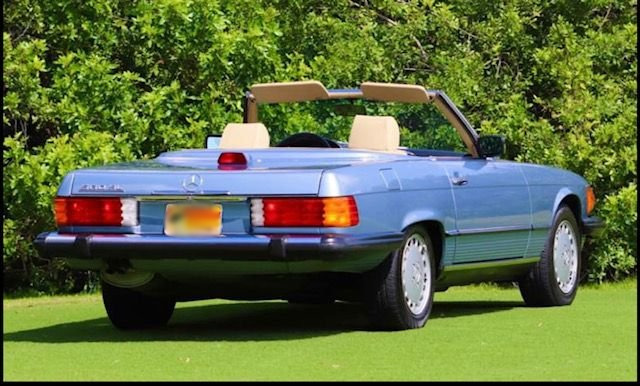 mercedes-benz 560 sl convertible