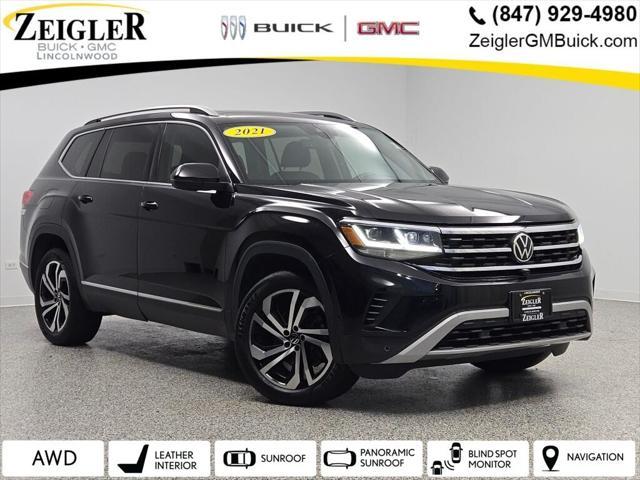 2021 volkswagen atlas 3.6l sel premium