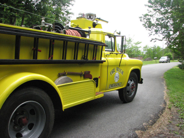 1956 chevrolet fire truck fully restored from nys thruway