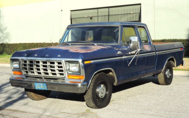 california original,1979 ford f-150 super cab "shortbed", rust free,all original
