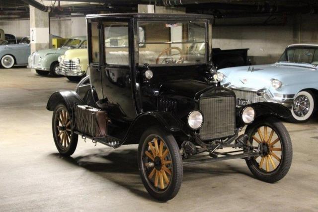 1919 ford model t 0 black coupe 4 cylinder 22 h.p. manual