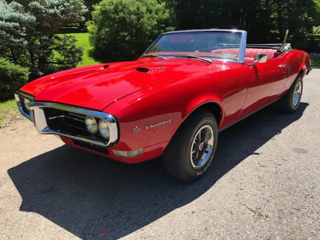 1968 pontiac firebird convertible real 400 car