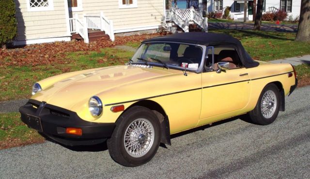 1980 mgb, wire wheels, 5th speed overdrive, excellent condition, reduced reserve
