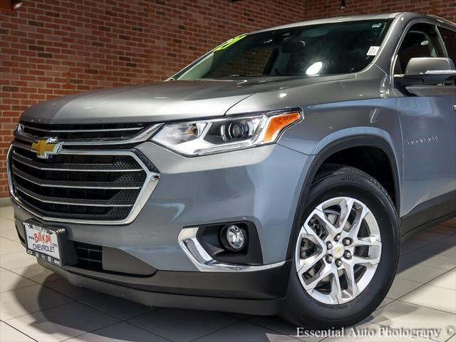 2021 chevrolet traverse lt leather