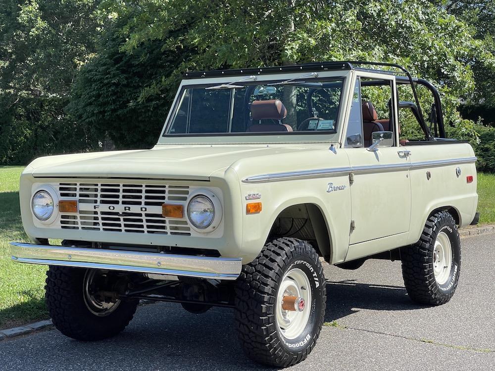 1970 ford bronco ivory convertible 8068 miles