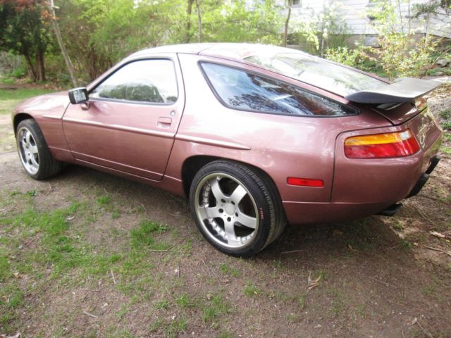 1987 porsche 928 s4 cassis red, automatic, nj title clean with history