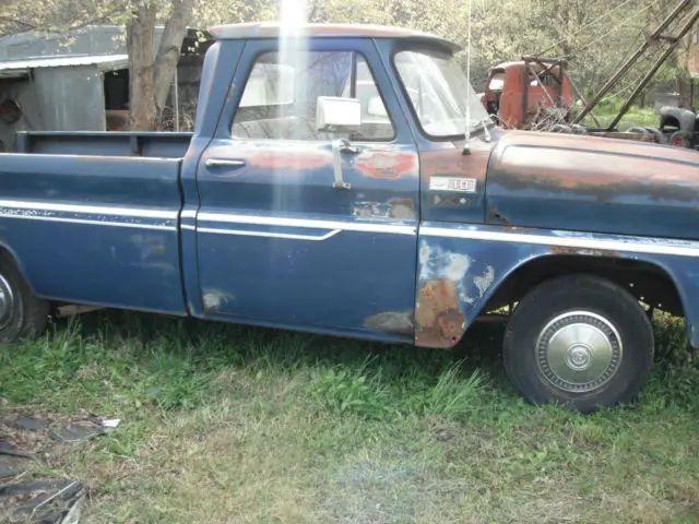 1965 chevy c10 hot rat rod pickup truck rusty