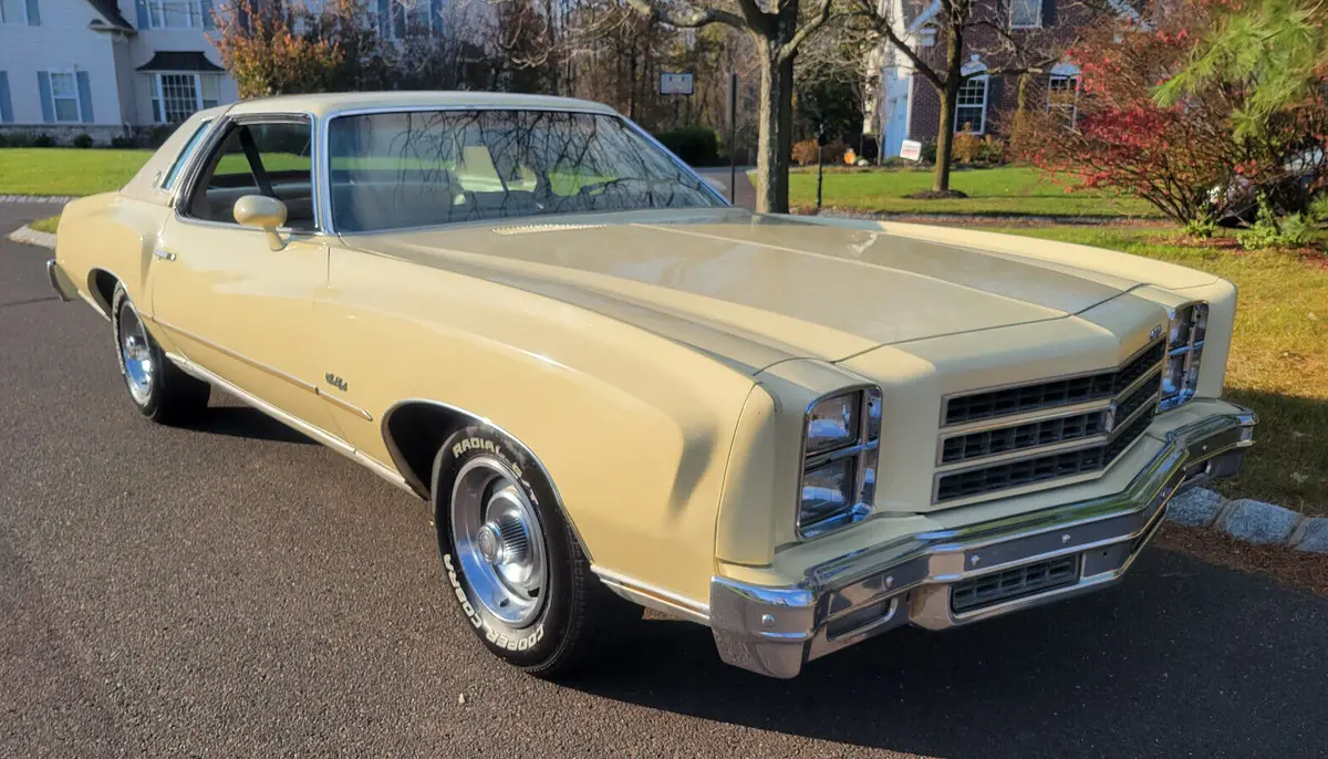 1977 chevrolet monte carlo 350 w a/c 2 owner car 80k miles w maintenance record