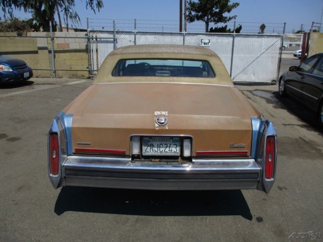 1987 cadillac brougham used 5l v8 16v automatic no reserve