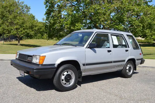 1985 toyota tercel all trac rare car very low miles collectible