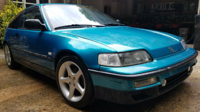 1991 honda crx si - 1.6l zc dohc - tahitian green - low miles