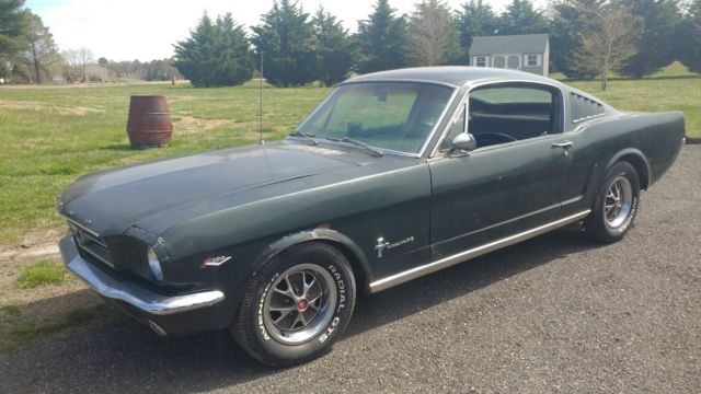 1966 ford mustang fastback 2+2 a code automatic transmission