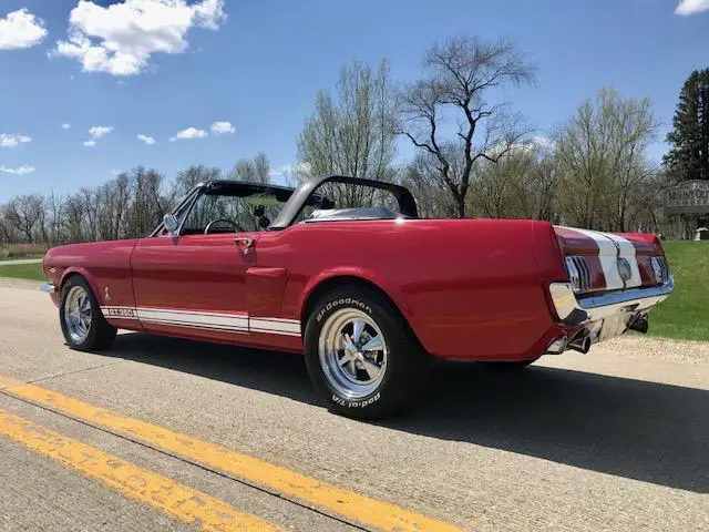 ford mustang gt gt-350 tribute candy apple red with 45,665 miles, for sale!